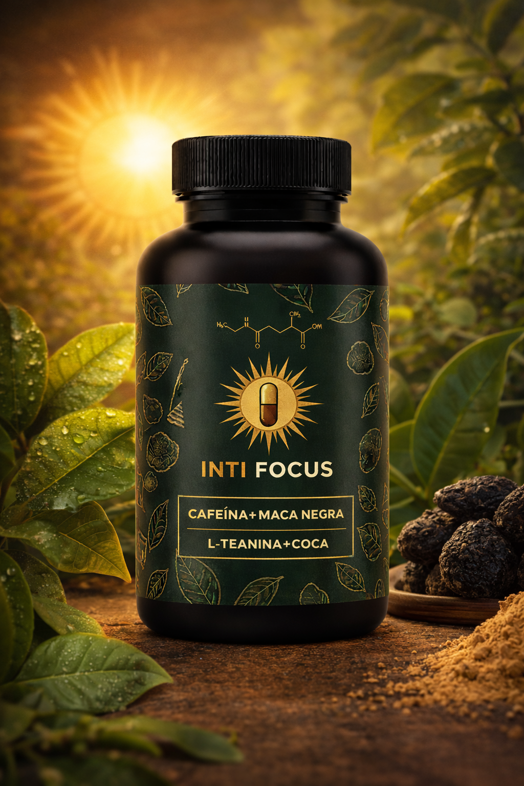 Frasco Inti Focus — 60 cápsulas